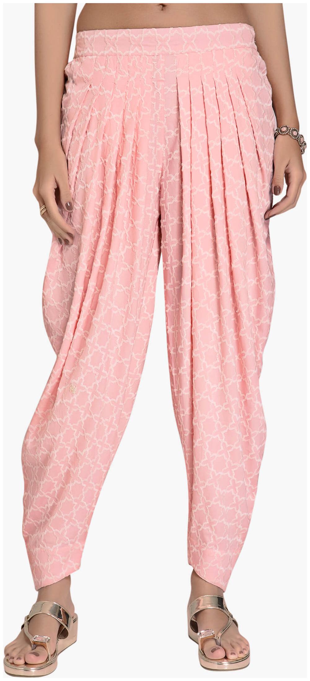 

NAARI Crepe Dhoti - Pink