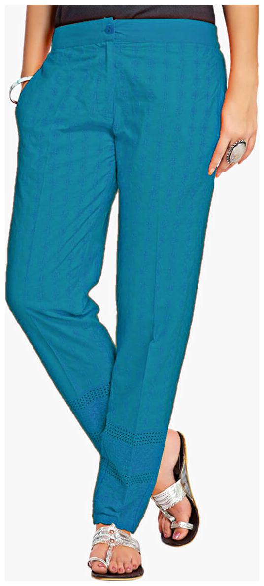 

NAARI Women Blue Slim fit Cigarette pants