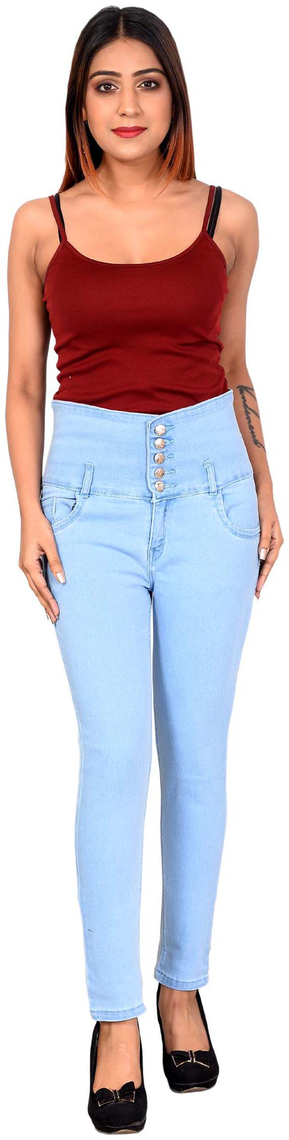 

NARESH CHAND RAJESH KUMAR JAIN Women Blue Relaxed fit Jeans