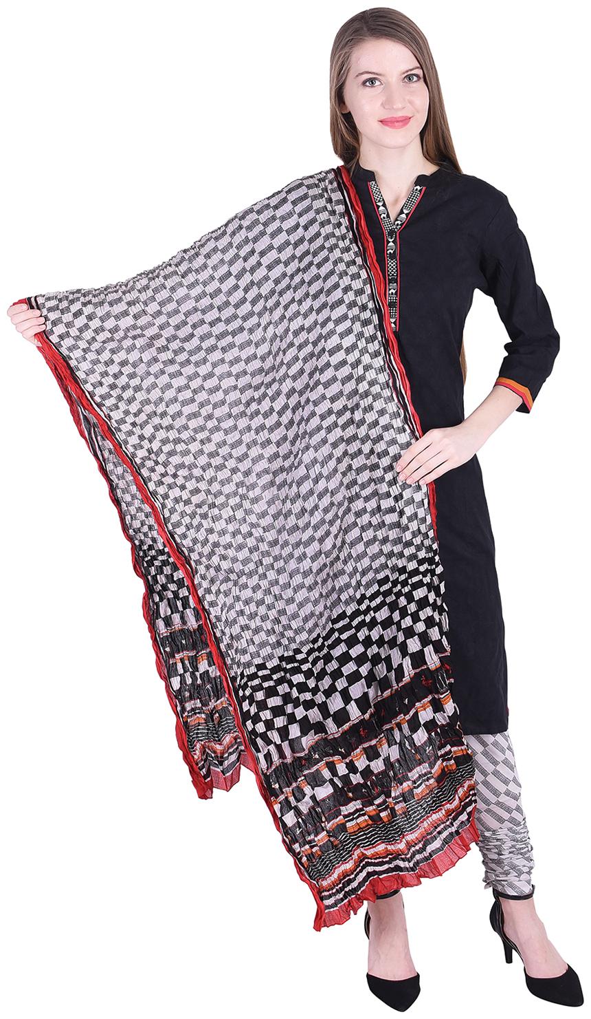 

NASCENCY Women Black Solid Straight Kurti With Churidar