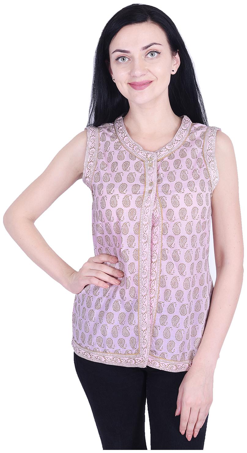 

Nascency Women Cotton Printed Pink Jacket