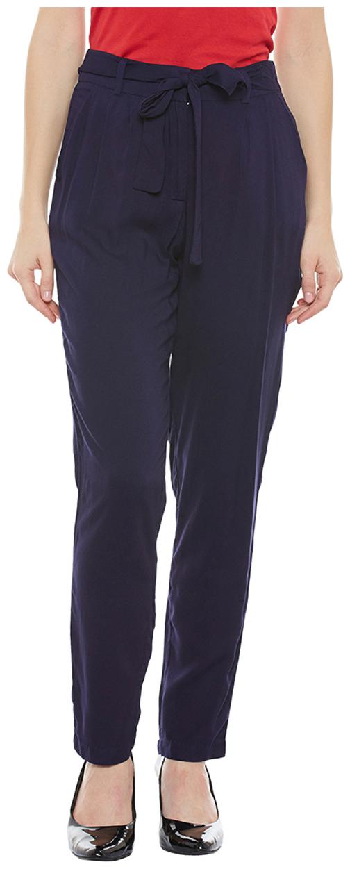 

Oxolloxo Women Blue Straight fit Regular pants