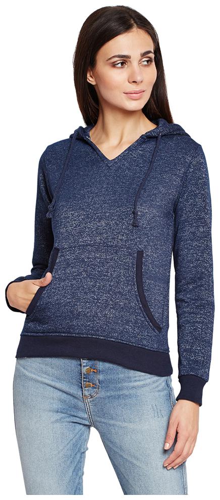 

OXOLLOXO Women Solid Bomber Jacket - Blue