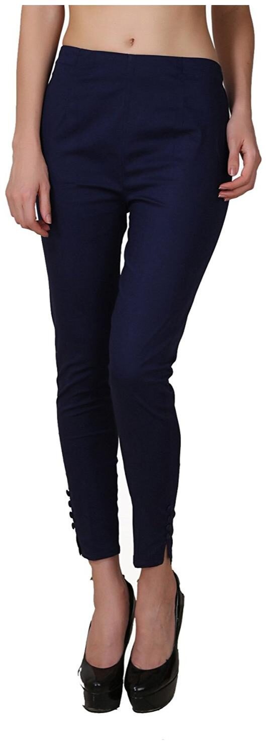 

ISTYLE CAN Women Blue Slim fit Regular pants