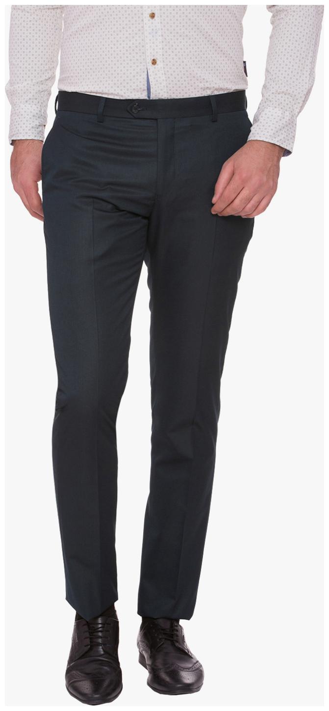

SUITLTD Men Solid Slim Fit Formal Trouser - Blue