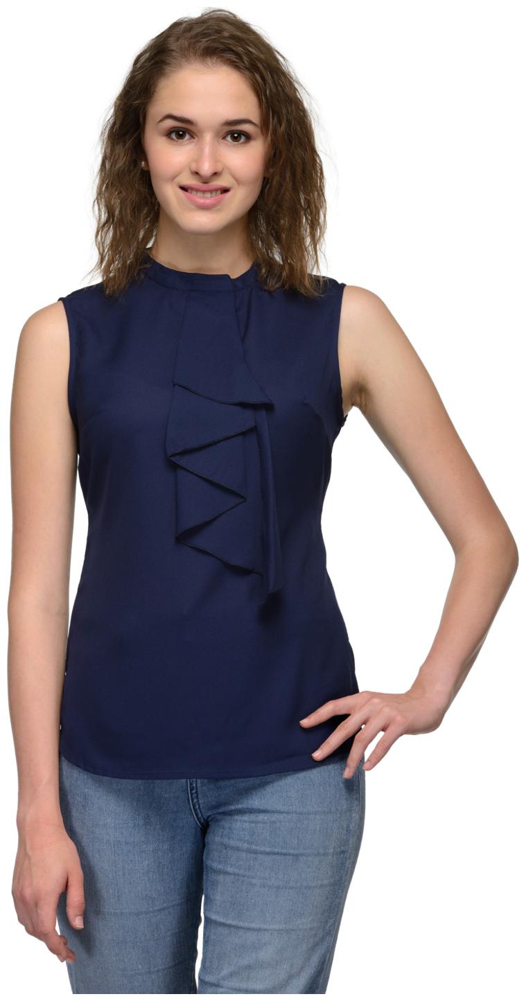 

Chrome Coral Women Solid Regular top - Blue