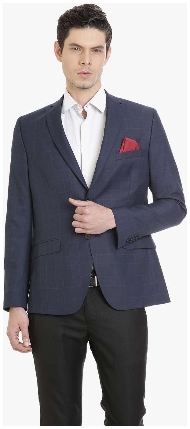 

Navy Check Men s Jacket