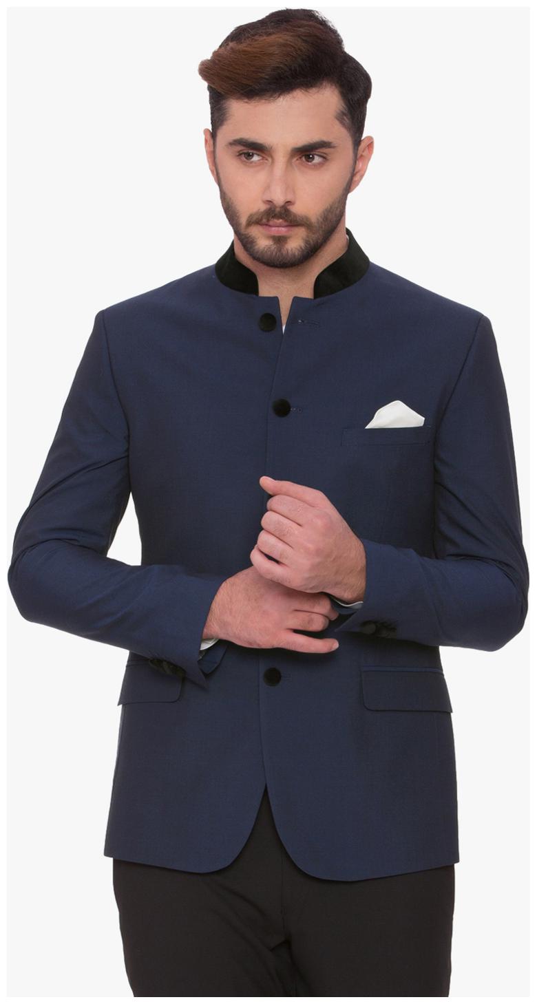 

Navy Royal Bandhgala Slim fit Jacket