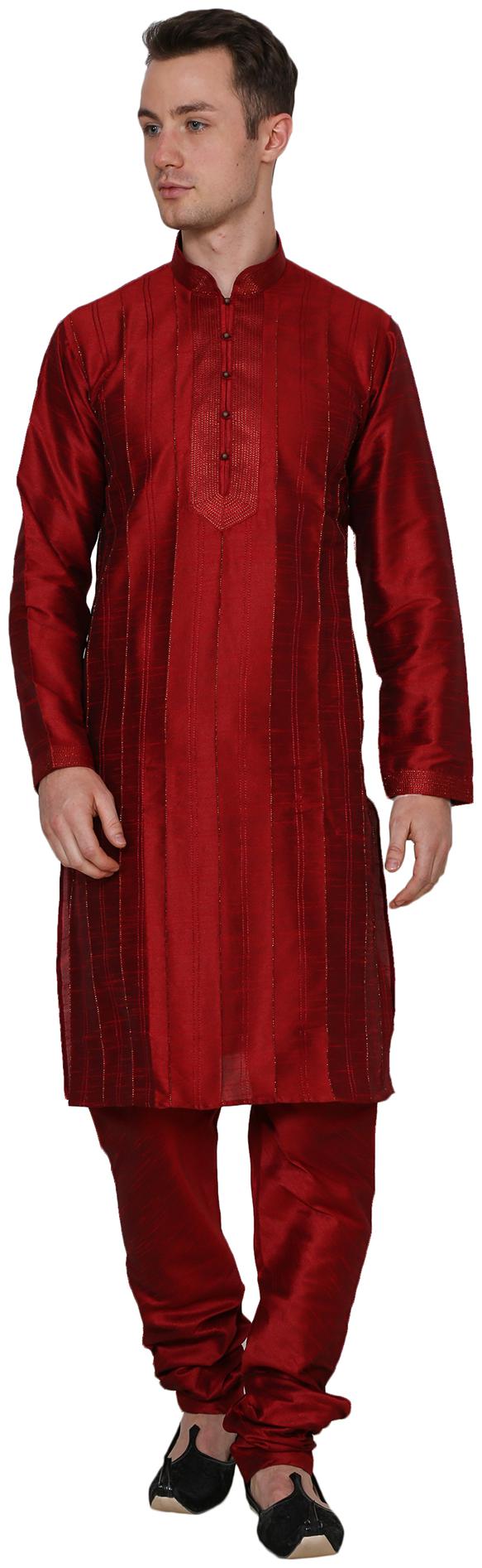 

Nawab-Saheb Mens Silk Kurta Pajama Set