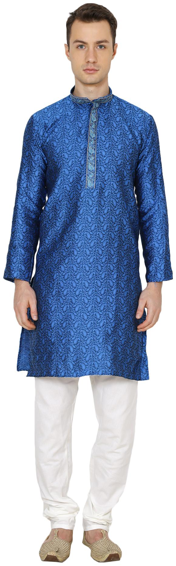 

Nawab-Saheb Mens Printed Kurta Pajama Set
