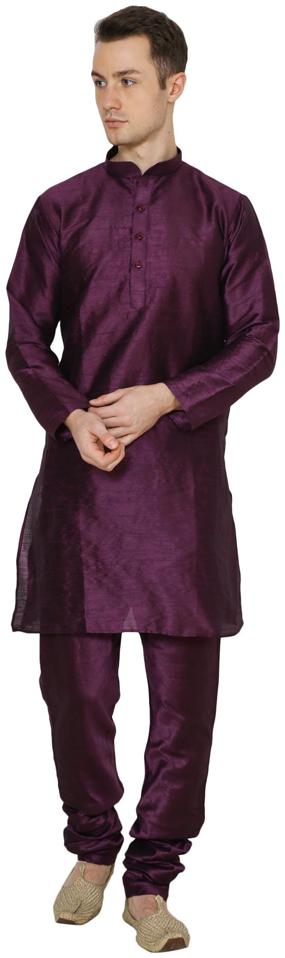 

Nawab-Saheb Mens Silk Kurta Pajama Set