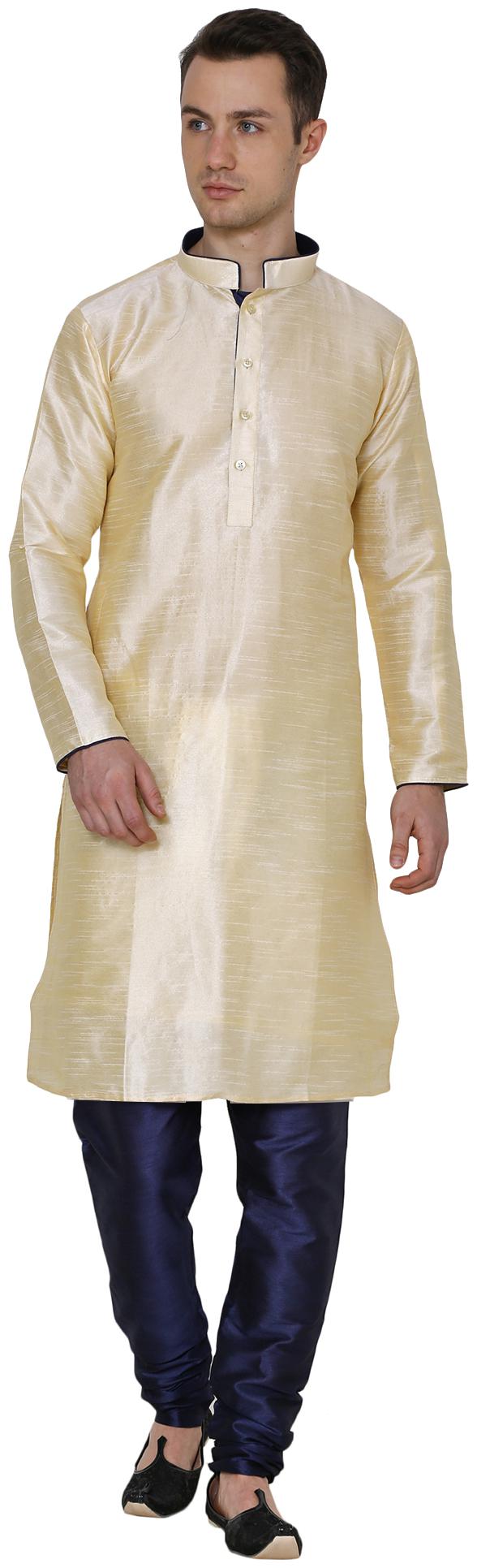 

Nawab-Saheb Mens Silk Kurta Pajama Set