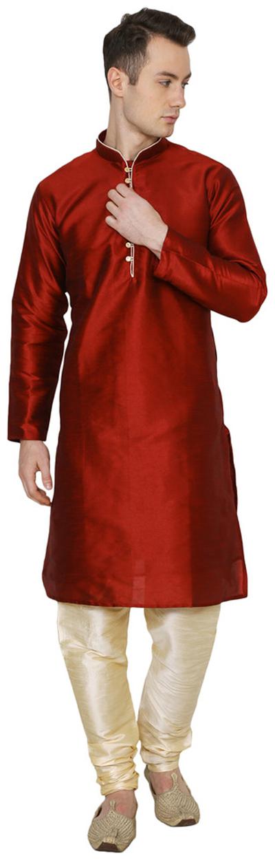 

Nawab-Saheb Mens Silk Kurta Pajama Set