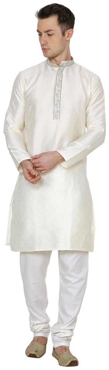 

Nawab-Saheb Mens Printed Kurta Pajama Set