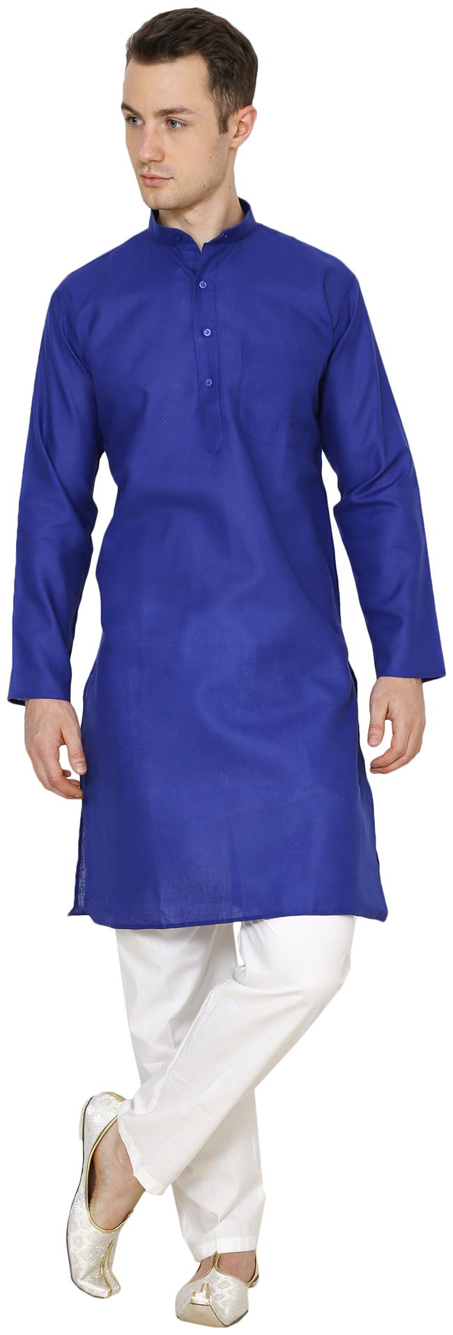 

Nawab-Saheb Mens Linen Kurta Pajama Set