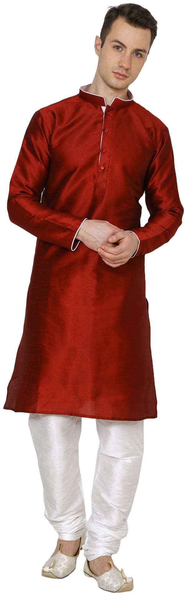 

Nawab-Saheb Mens Silk Kurta Pajama Set