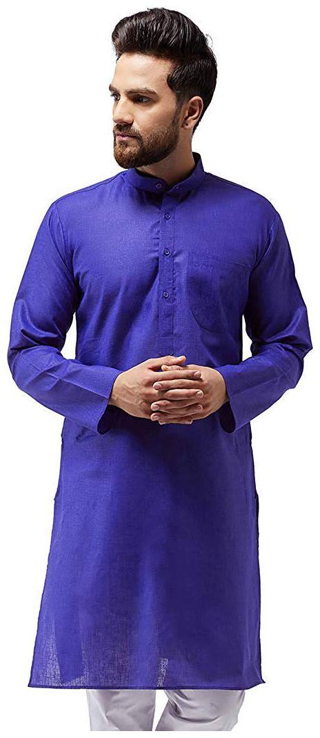Nawab-Saheb Mens Linen Kurta Top
