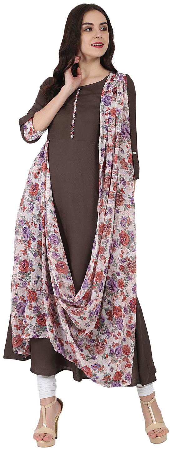 

Nayo Women Multi Printed Straight Kurta