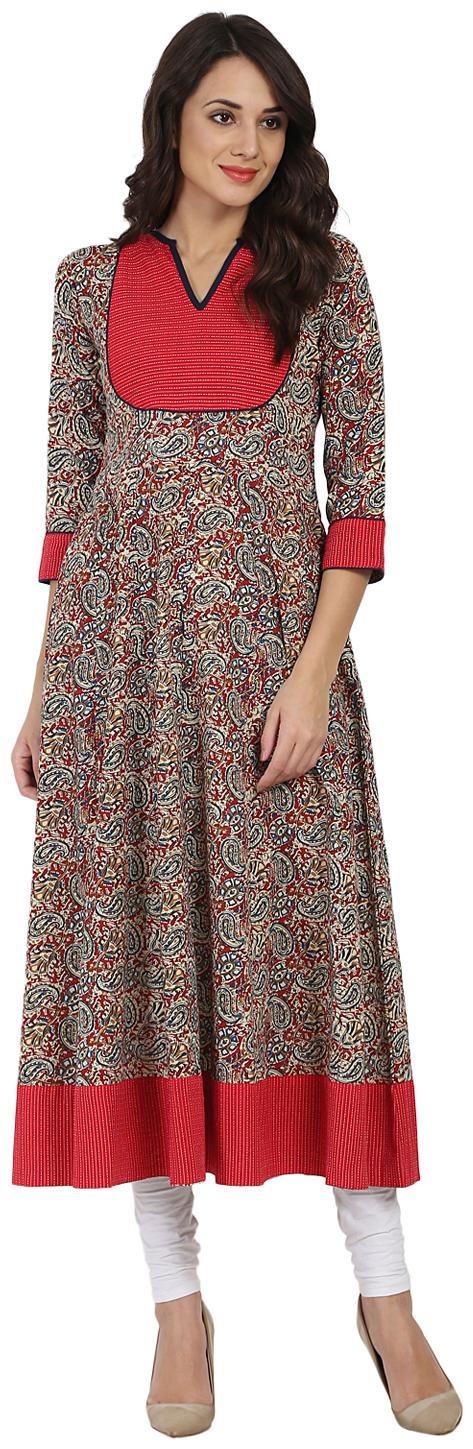 

Nayo Women Multi Printed Anarkali Kurta