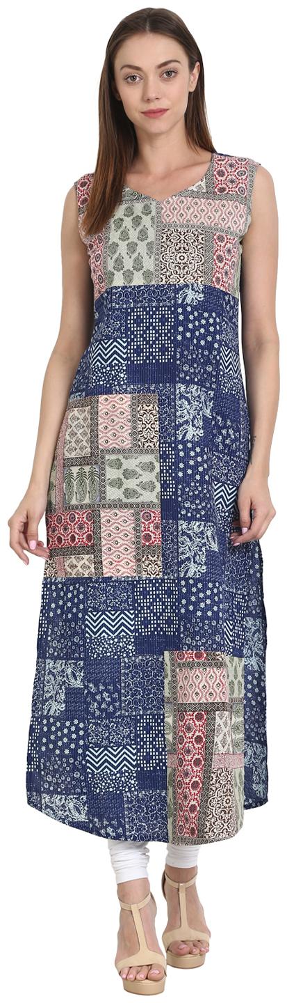 

Nayo Women Multi Printed Straight Kurta