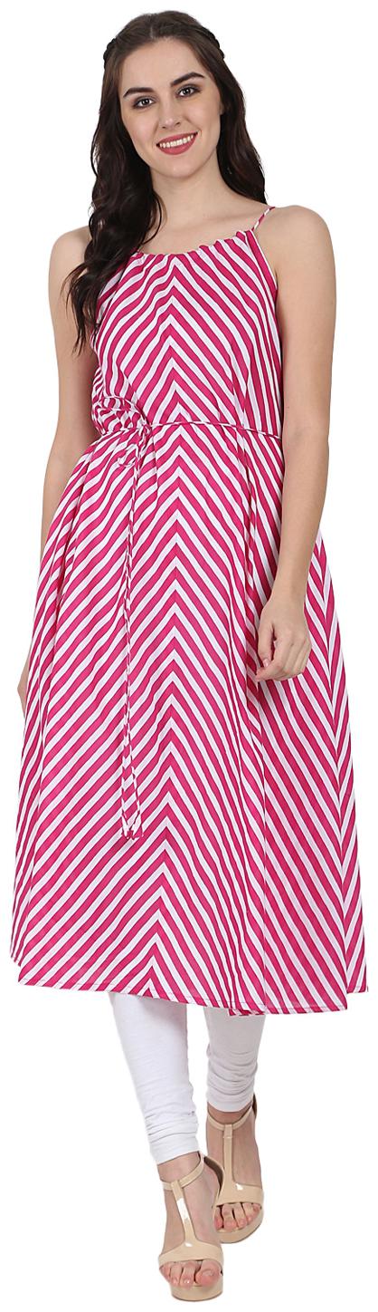 

Nayo Women Pink Printed Anarkali Kurta