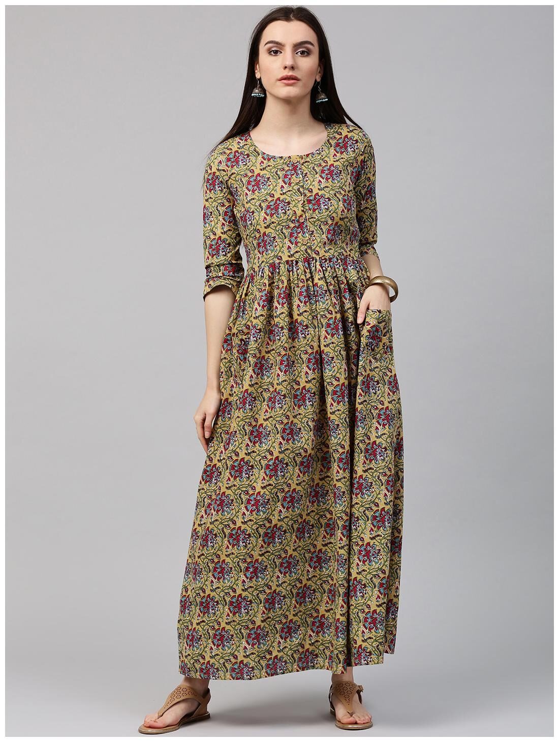 

Nayo Women Multi Printed Anarkali Kurta