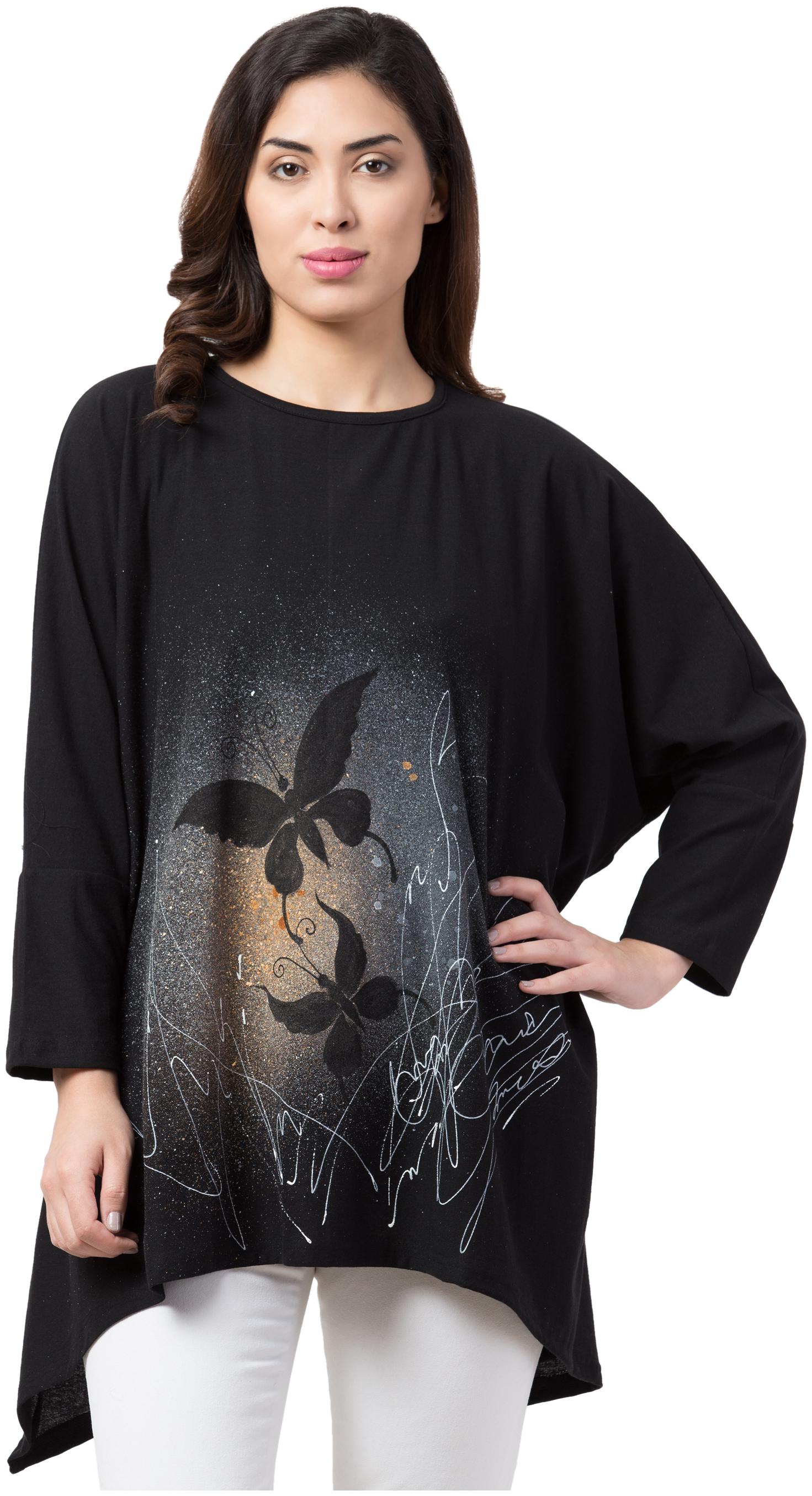 

Neelja Women Printed Kaftan - Black