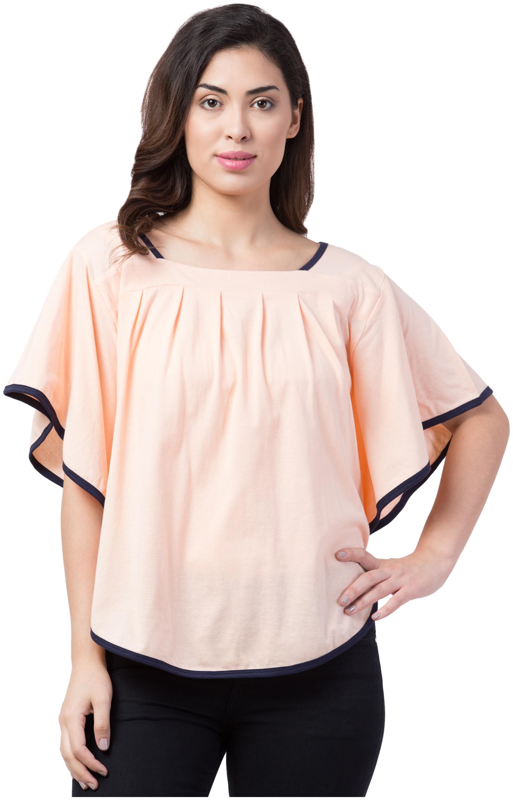 

Neelja Women Solid Kaftan - Peach