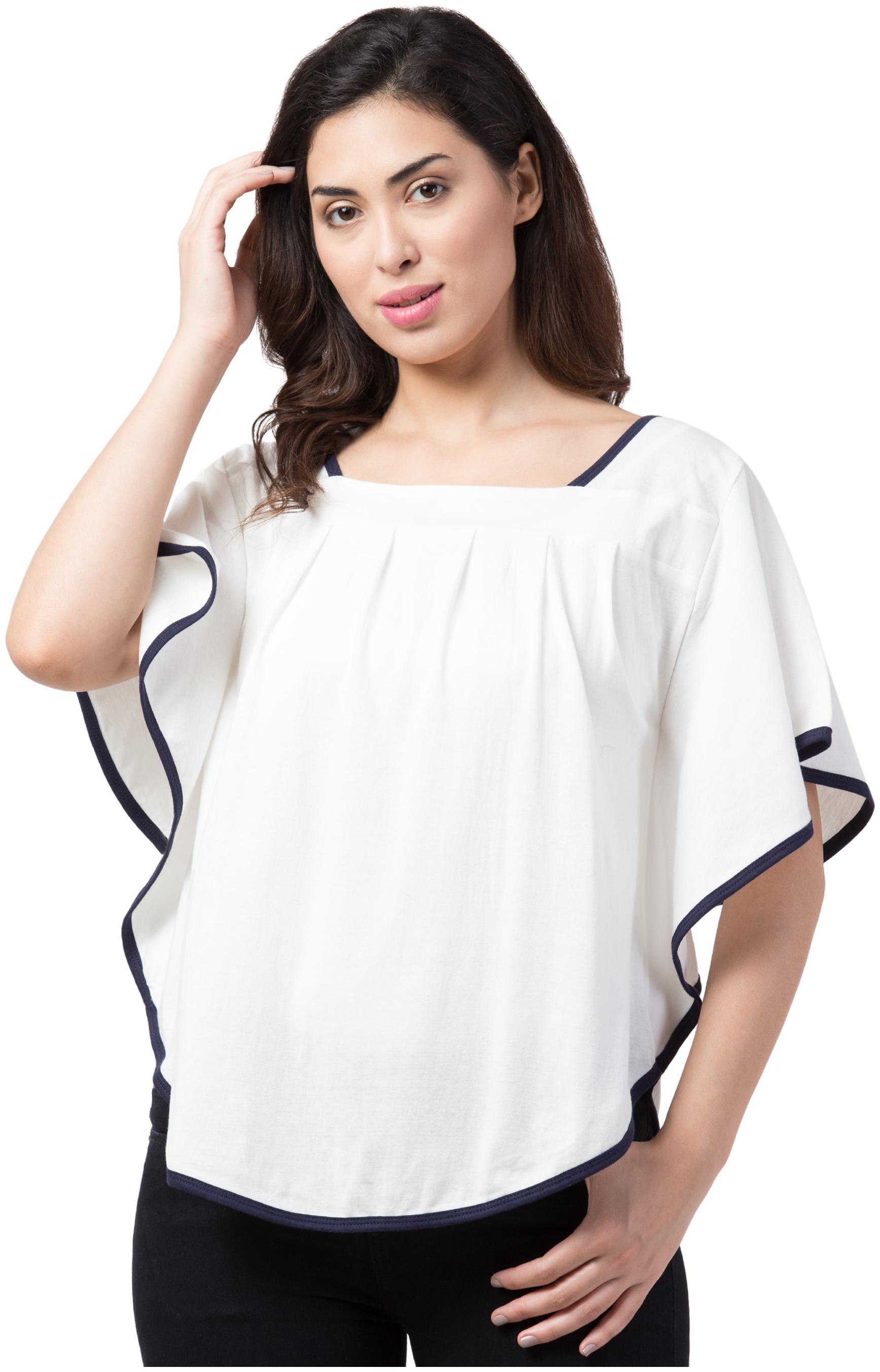 

Neelja Women Solid Kaftan - White