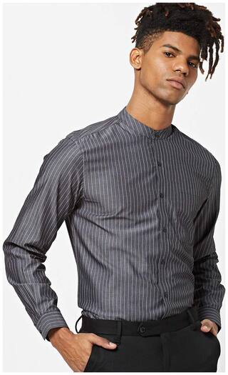 Buy Network By Reliance Trends Men Regular Fit Formal Shirt Grey Online At Low Prices In India Paytmmall Com