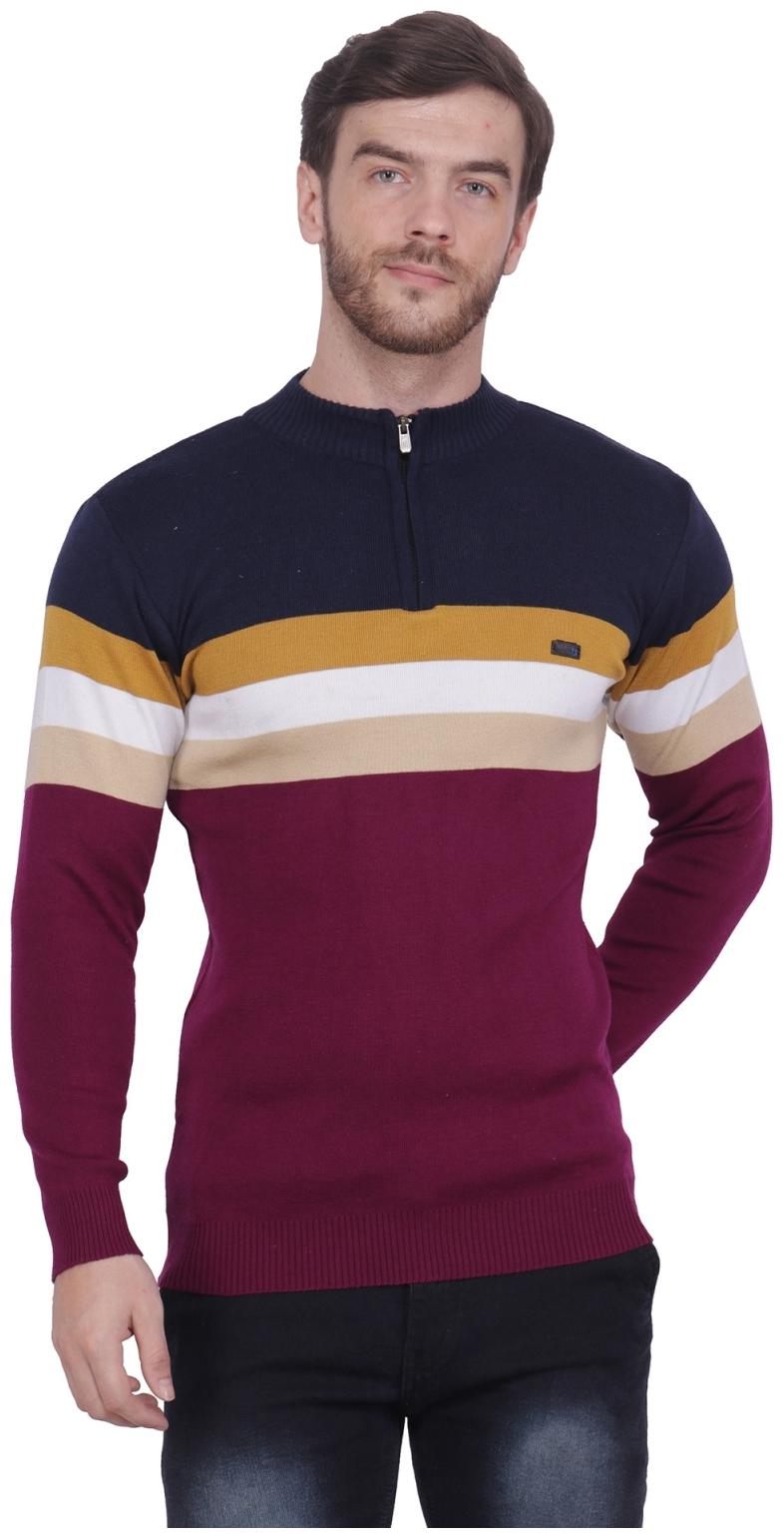 

Neuvin Stylish Pullovers Sweaters for Men (Pack of 1) Multi