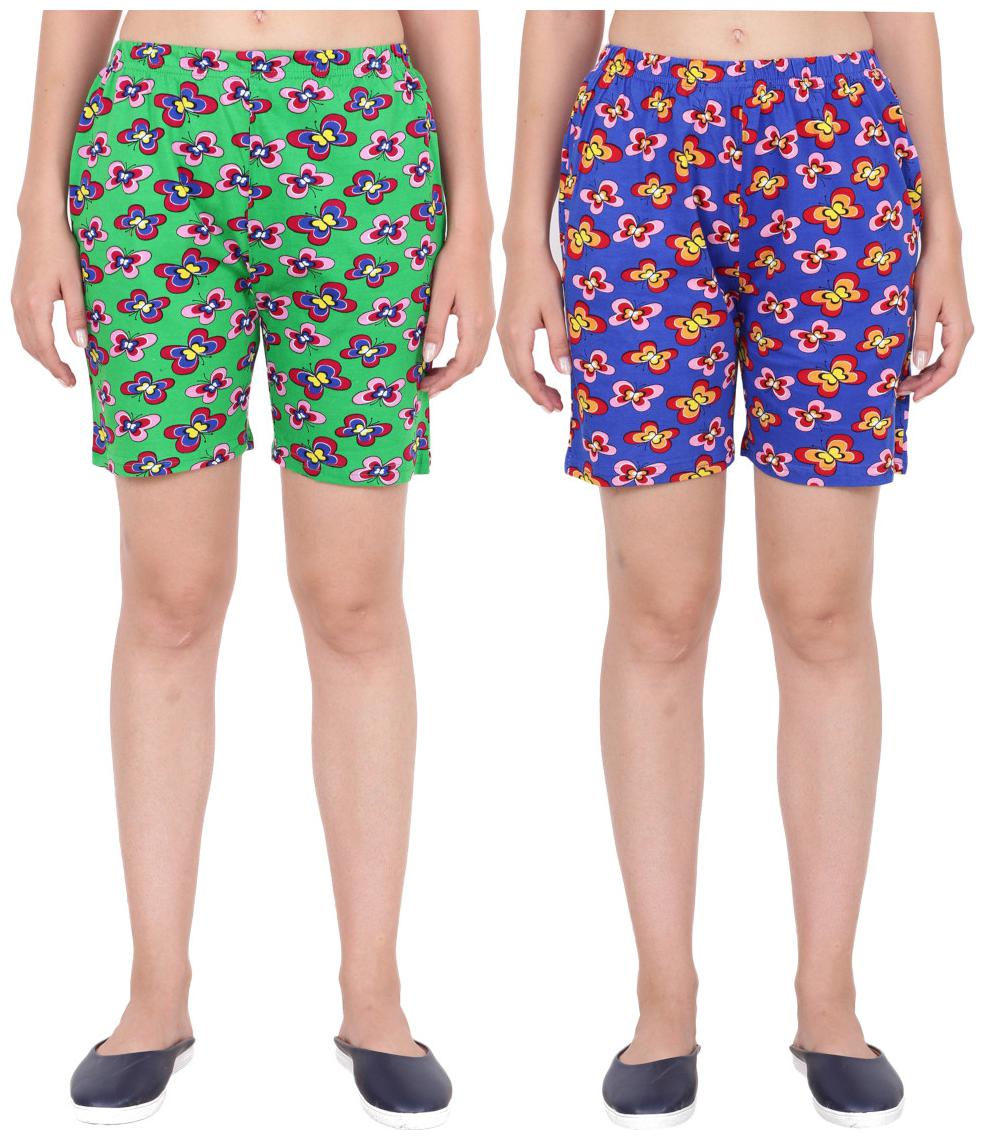 

Neuvin Women Floral Regular shorts - Multi