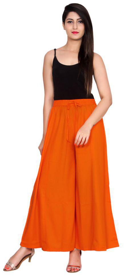 

New Look Women Stylish Casualwear Orange Flayer Palazzo