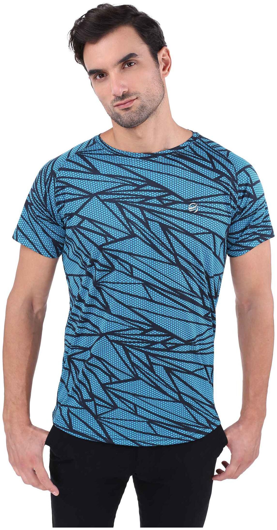 

ZEOLIX Men Blue Regular fit Polyester Round neck T-Shirt - Pack Of 1