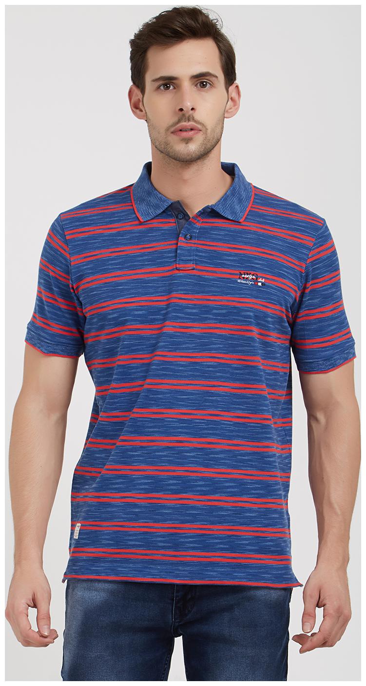 

Nexgen Club Men Blue Regular fit Cotton Polo collar T-Shirt - Pack Of 1