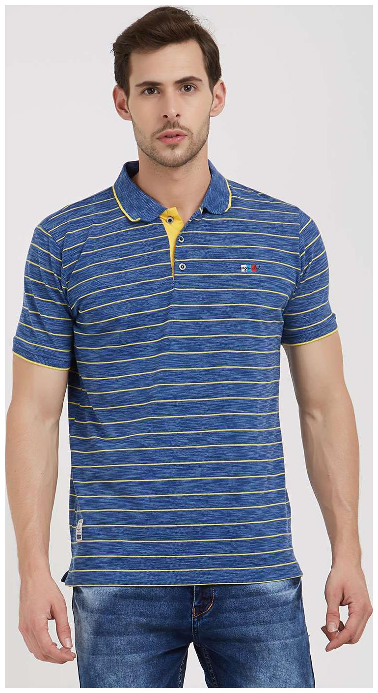 

Nexgen Club Men Blue Regular fit Cotton Polo collar T-Shirt - Pack Of 1