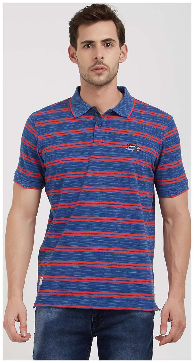 

Nexgen Club Men Blue Regular fit Cotton Polo collar T-Shirt - Pack Of 1