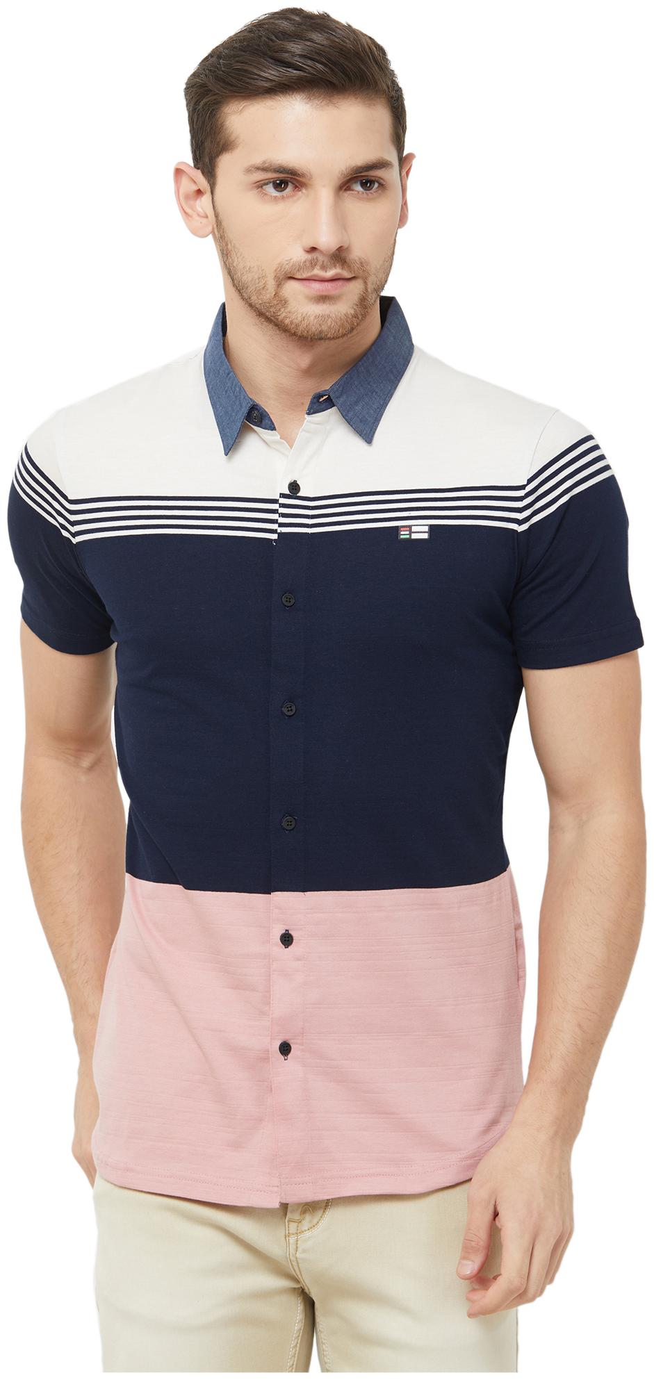 

Nexgen Club Men Multi Colorblocked Regular Fit Casual Shirt