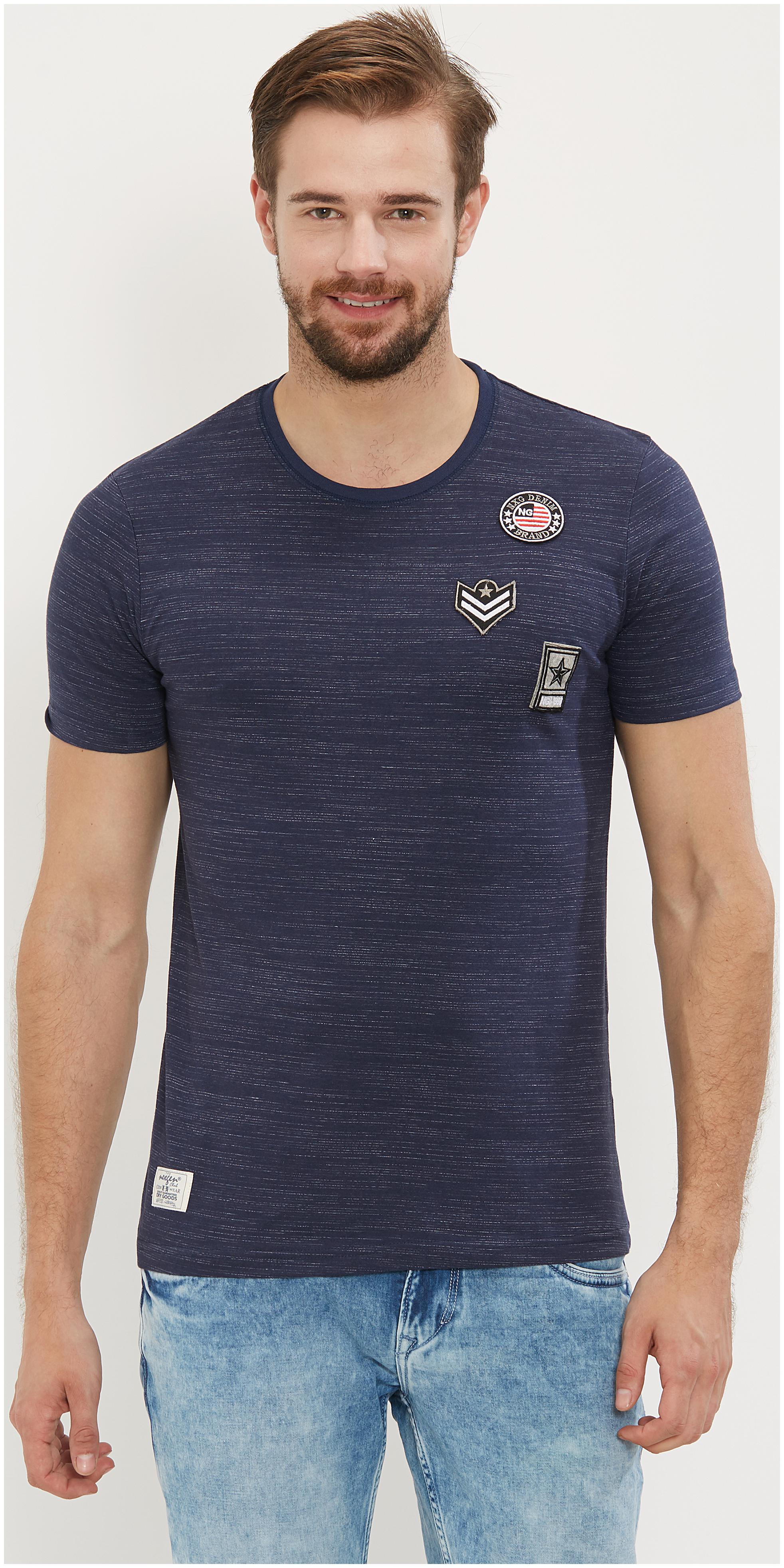 

Nexgen Club Men Blue Regular fit Cotton Round neck T-Shirt - Pack Of 1