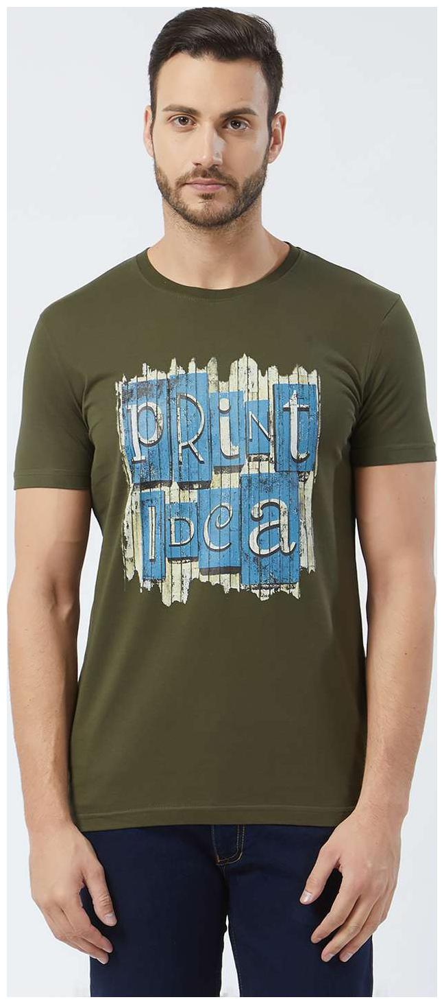 

Nexgen Club Men Green Regular fit Cotton Round neck T-Shirt - Pack Of 1