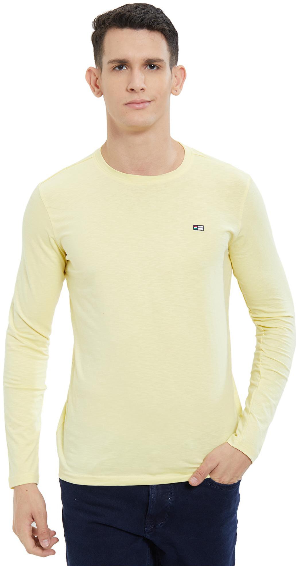 

Nexgen Club Men Yellow Slim fit Cotton Round neck T-Shirt - Pack Of 1