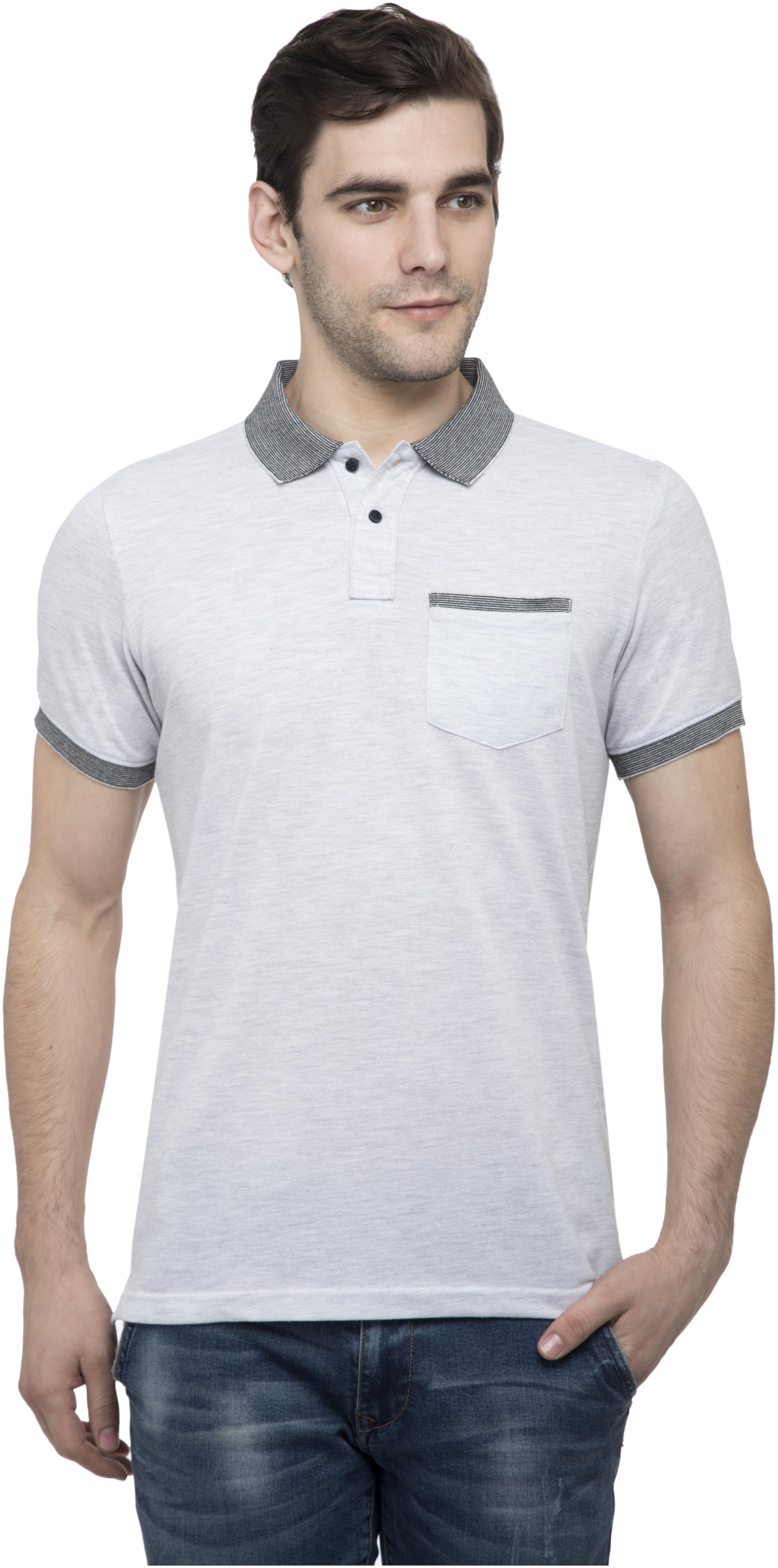 

Nexgen Club Men Grey Regular fit Cotton Polo collar T-Shirt - Pack Of 1