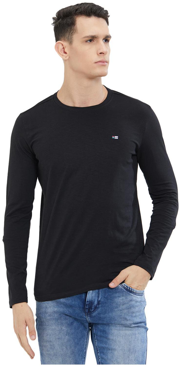 

Nexgen Club Men Black Slim fit Cotton Round neck T-Shirt - Pack Of 1