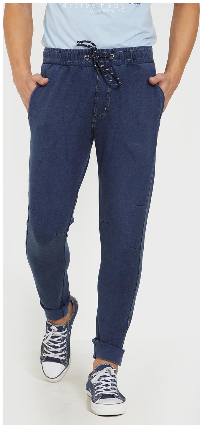 

NEXGEN CLUB-MENS DENIM LYCRA-INDIGO BLUE JOGGERS