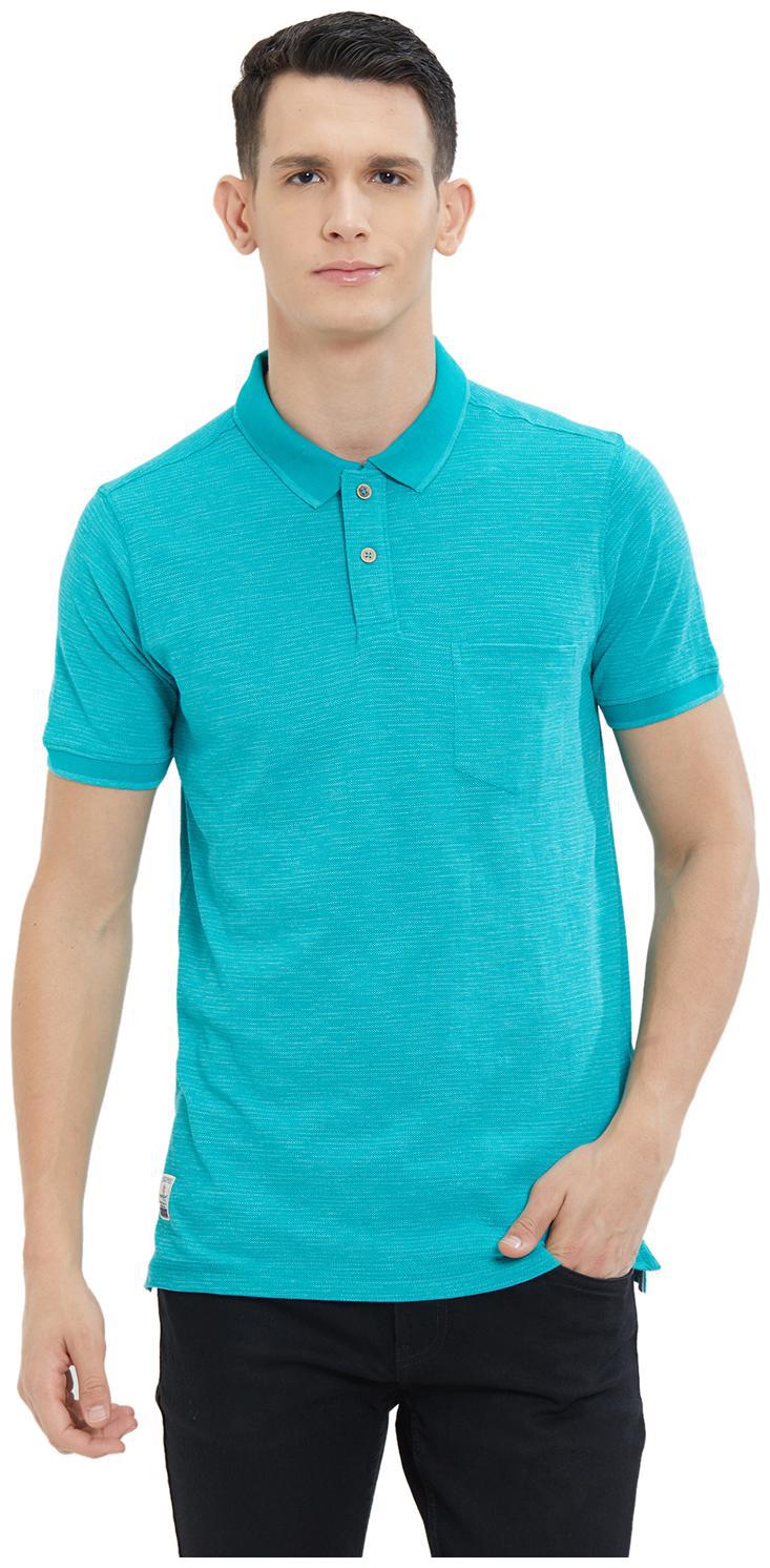 

Nexgen Club Men Green Slim fit Cotton Polo collar T-Shirt - Pack Of 1