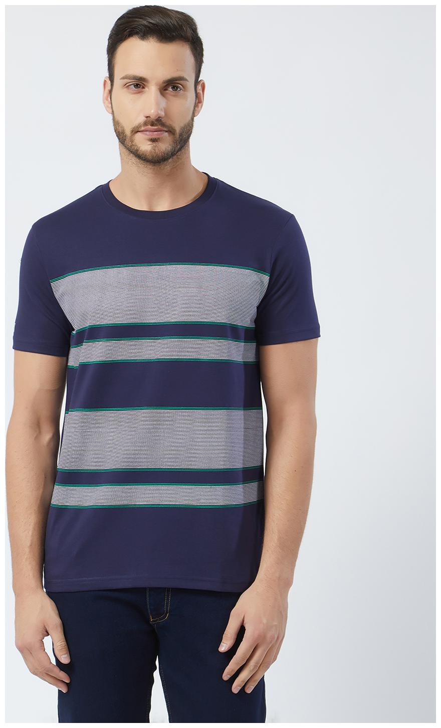 

Nexgen Club Men Blue Slim fit Cotton Round neck T-Shirt - Pack Of 1