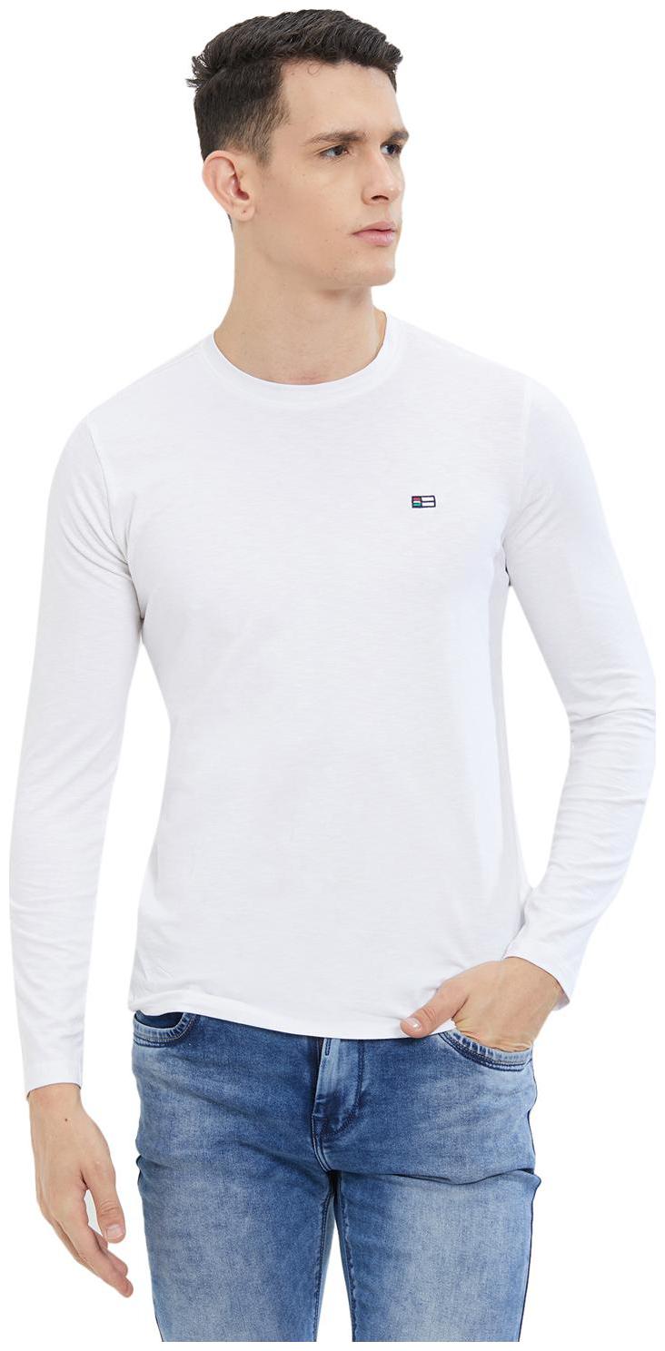 

Nexgen Club Men White Slim fit Cotton Round neck T-Shirt - Pack Of 1