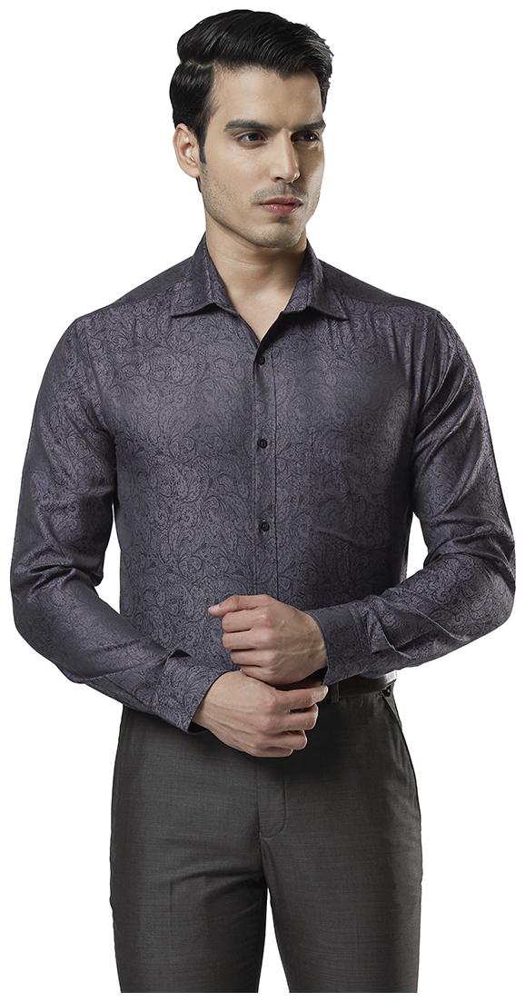 

Nextlook Men Slim fit Formal Shirt - Black