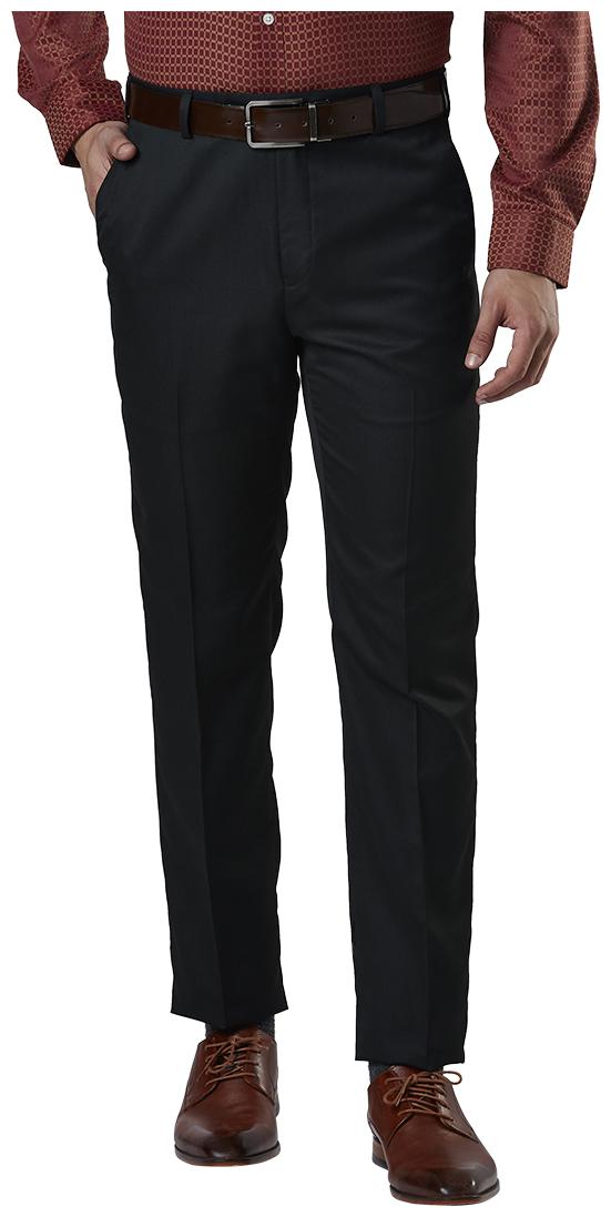 

Nextlook Men Solid Regular Fit Formal Trouser - Black