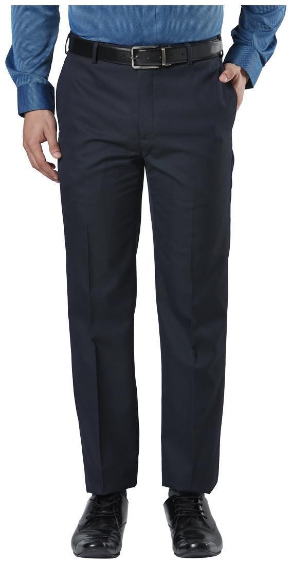 

Nextlook Men Solid Regular Fit Formal Trouser - Blue